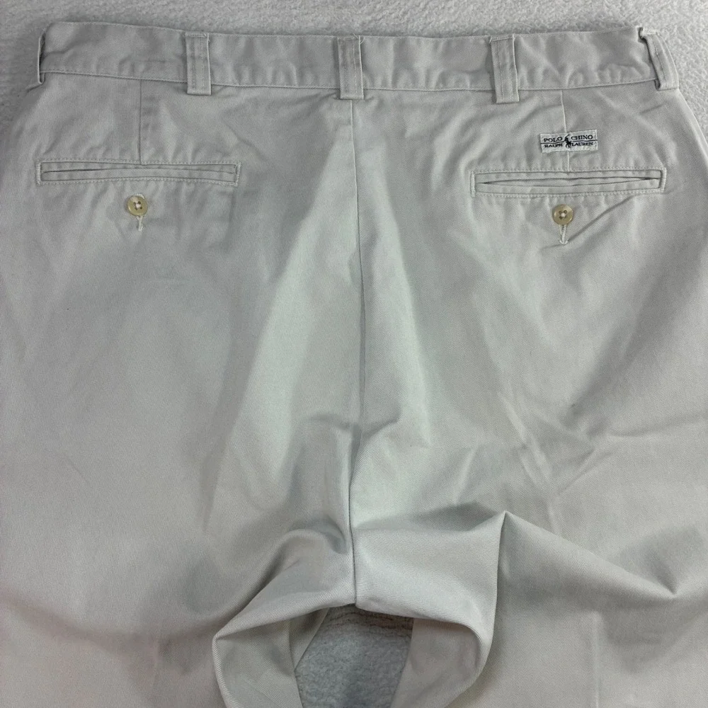 Polo Ralph Lauren Philip Chino Pants Mens 35x30 Beige Business Casual Preppy Y2K
